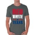 thumbnail image 1 of Awkward Styles Red White & Texas Shirt for Men American Men USA Flag Shirts Texas Tshirt 4th of July Shirts for Men Patriots Tshirt Gifts from Texas USA Shirts for Men America Men's Shirt July 4th, 1 of 4
