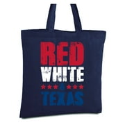 Awkward Styles Red White & Texas Tote Bag 4th of July Canvas Bag Funny Gifts for Independence Day Patriotic Reusable Shopping Bag American Gifts Texas Canvas Tote Bag USA Shopping Bag USA Flag Bag