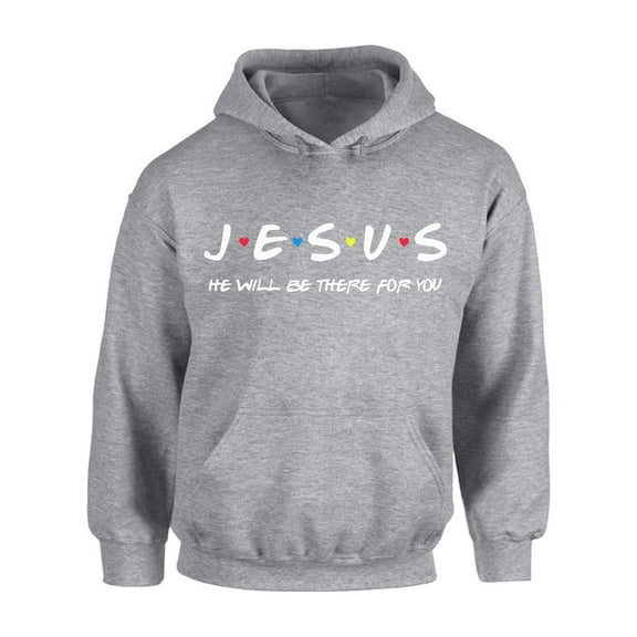 Awkward Styles Religion Unisex Hoodie Jesus He Will Be There for You Hoodie Thanksgiving Mens Hoodie Blessed Christian Women's Hoodie