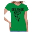 thumbnail image 1 of Awkward Styles Retro Dreamcatcher T-Shirt Dreamer T Shirts for Women, 1 of 4