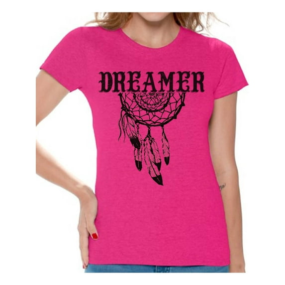 Awkward Styles Retro Dreamcatcher T-Shirt Dreamer T Shirts for Women