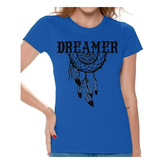 Awkward Styles Retro Dreamcatcher T-Shirt Dreamer T Shirts for Women