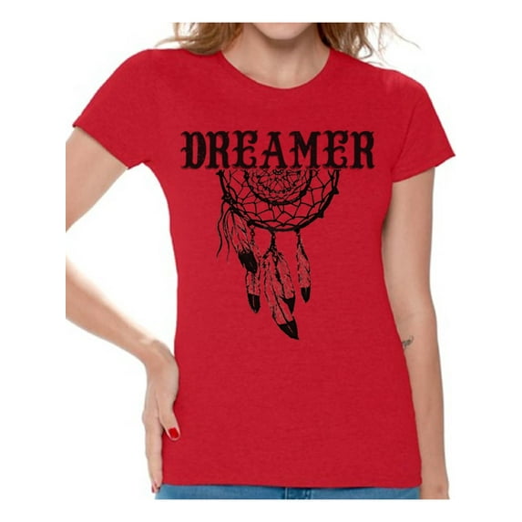 Awkward Styles Retro Dreamcatcher T-Shirt Dreamer T Shirts for Women