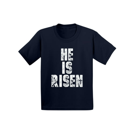 Awkward Styles He is Risen Infant Shirt Jesus Shirt for Kids Christian T Shirt for Boys Christian Shirts for Girls Jesus T-Shirt for Children Christian Gifts Christ Clothes He is Risen Shirt for Kids