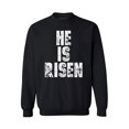 thumbnail image 1 of Awkward Styles He Is Risen Sweatshirt Christian Sweater for Men and Women Happy Easter Gifts for Him and Her Easter Outfits Bible Verse Matthew 28:6 Easter Message Jesus Sweatshirt for Easter, 1 of 5