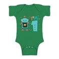 thumbnail image 1 of Awkward Styles Robot Birthday Party 1st Birthday Boy Bodysuit Robot Baby Bodysuit Short Sleeve First Birthday Baby Bodysuit 1 Year Old Clothes My 1st Birthday Gifts for Birthday Boy Birthday Gifts, 1 of 4