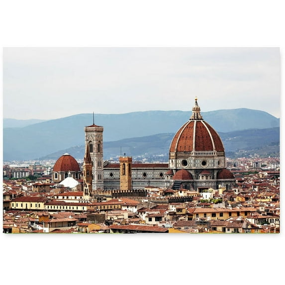 Awkward Styles Rome Cityscape Canvas Wall Art Italian City Rome Canvas Photo Italy Lovers Gifts Vintage Home Decor Vatican Painting Modern Artwork for Office Colorful Wall Decor Ready to Hang Picture