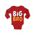 thumbnail image 1 of Awkward Styles Romper for Boy Mustache Romper Baby Items for Boys Big Brother Outfit Mustache Clothing Pregnancy Announcement Romper for Newborn Baby Big Bro One Piece Mustache Clothes Collection, 1 of 4