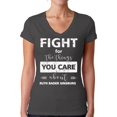 thumbnail image 1 of Awkward Styles Ruth Bader Ginsburg Shirt for Women Fight for the Things You Care Notorious V-neck Shirt RBG T Shirt Ladies Support Women Empowerment V neck T-shirt, 1 of 4