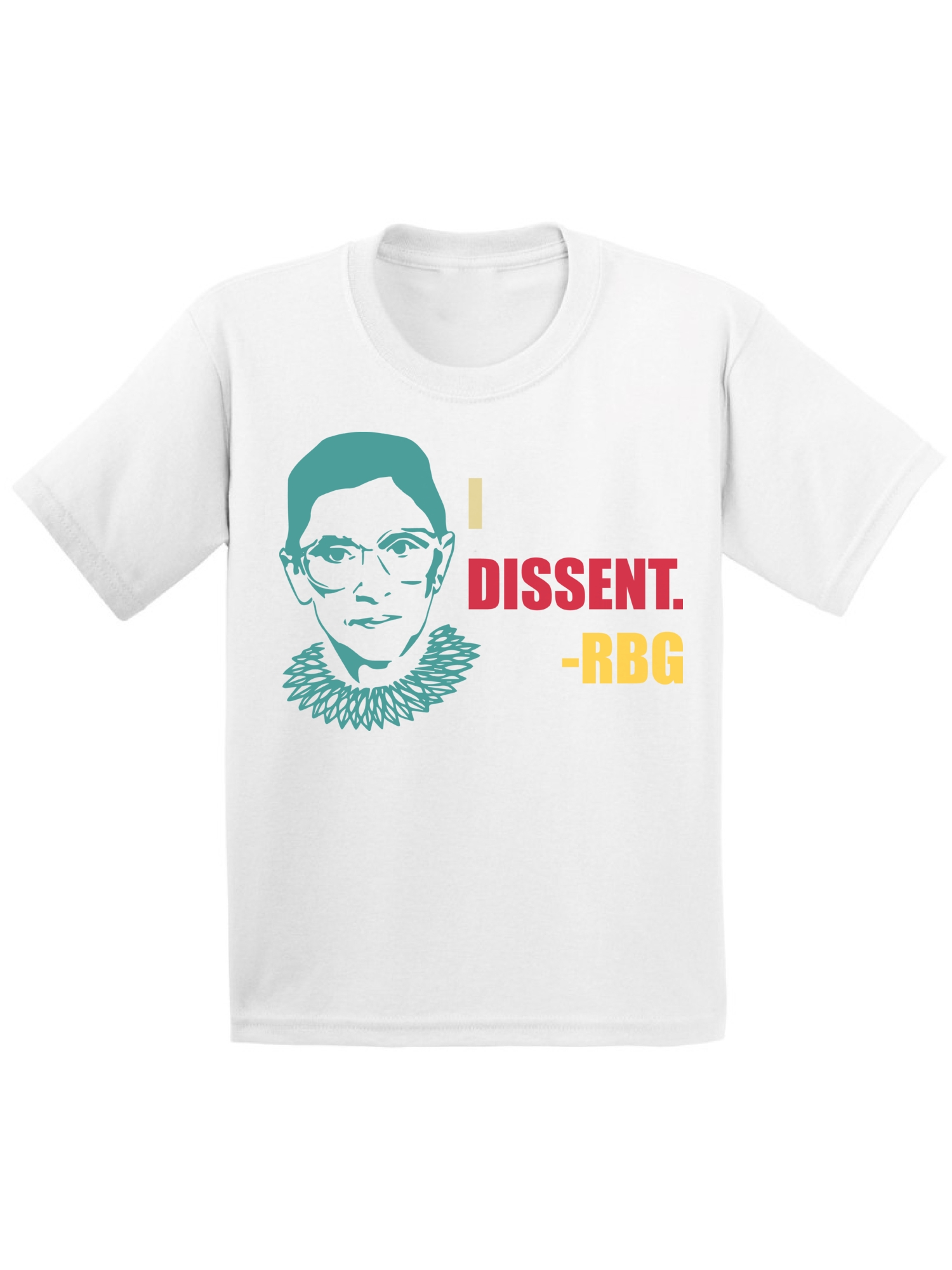 Awkward Styles Ruth Bader Ginsburg Shirt for Kids Dissent RBG Notorious Shirt RBG T Shirt Youth Support Women Empowerment Youth T-shirt - image 1 of 4