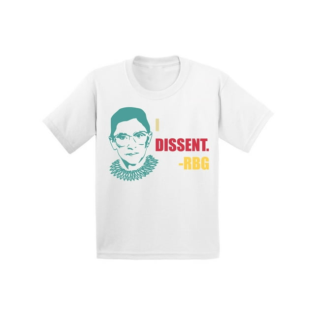 Awkward Styles Ruth Bader Ginsburg Shirt for Kids Dissent RBG Notorious Shirt RBG T Shirt Youth Support Women Empowerment Youth T-shirt