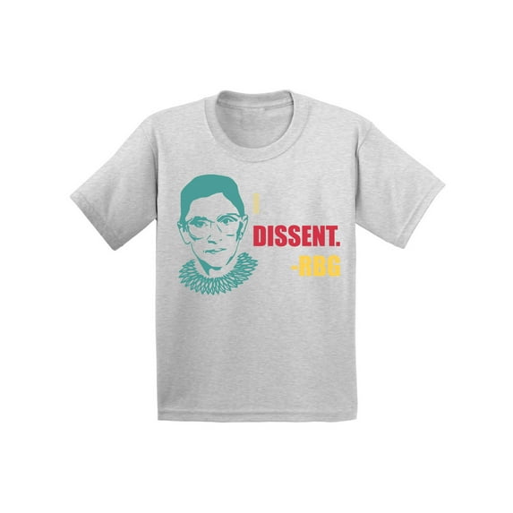 Awkward Styles Ruth Bader Ginsburg Shirt for Kids Dissent RBG Notorious Shirt RBG T Shirt Youth Support Women Empowerment Youth T-shirt