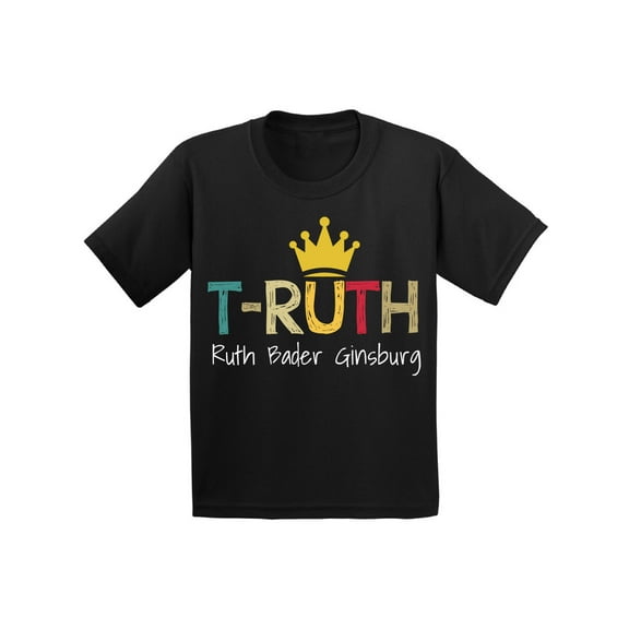 Awkward Styles Ruth Bader Ginsburg Shirt for Kids T-RUTH Notorious Shirt RBG T Shirt Youth Support Women Empowerment Youth T-shirt