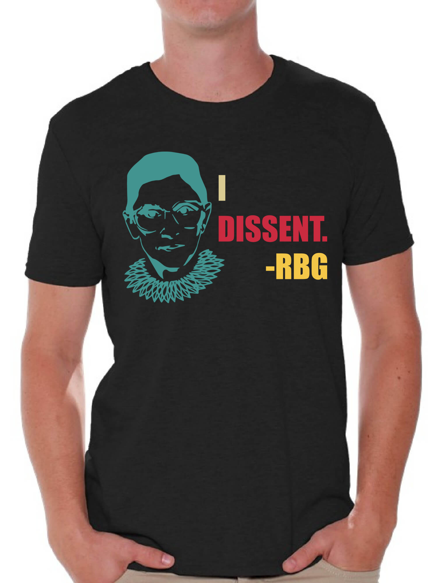 Awkward Styles Ruth Bader Ginsburg Shirt for Men Dissent RBG Notorious Shirt RBG T Shirt Mens Support Women Empowerment T-shirt - image 1 of 4