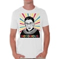 thumbnail image 1 of Awkward Styles Ruth Bader Ginsburg Shirt for Men Notorious Pop-Art Portrait Shirt RBG T Shirt Mens Support Women Empowerment T-shirt, 1 of 4
