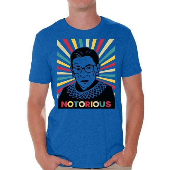 Awkward Styles Ruth Bader Ginsburg Shirt for Men Notorious Pop-Art Portrait Shirt RBG T Shirt Mens Support Women Empowerment T-shirt