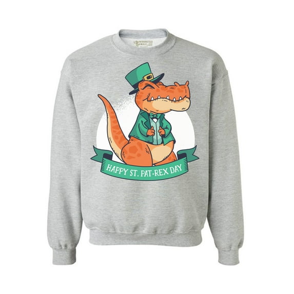 Awkward Styles Saint Patrick's Day Crewneck Top Irish Pat-rex Sweatshirts