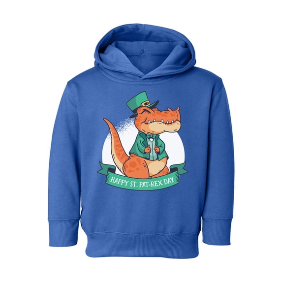 Awkward Styles Saint Patrick's Day Toddler Hoodie Irish Pat-rex Hooded Sweatshirt for Kids