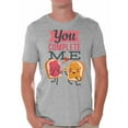 thumbnail image 1 of Awkward Styles Saint Valentine's Day T-Shirt You Complete Me T Shirts for Men Funny Valentines Gifts, 1 of 4