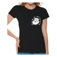 thumbnail image 1 of Awkward Styles Santa Pocket Tshirt Women's Santa Christmas T Shirt Santa Patch Shirt Pocket Size Santa T-Shirt Xmas Shirts for Women Christmas Party Outfit Santa Shirt Funny Santa Gifts for Xmas, 1 of 5