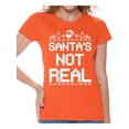 thumbnail image 1 of Awkward Styles Santa's Not Real Christmas Shirts for Women Christmas T-shirt Holiday Shirt Funny Santa T Shirt Women's Holiday Top Funny Tacky Party Shirts for Christmas Holidays Xmas Tee, 1 of 4
