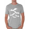 thumbnail image 1 of Awkward Styles Scary Bats Tshirt Halloween 2018 Shirt for Men Halloween Bats T Shirt Dia de los Muertos Gifts for Him Trick or Treat Outfit Day of the Dead Shirts Halloween Holiday Men's Shirt, 1 of 4