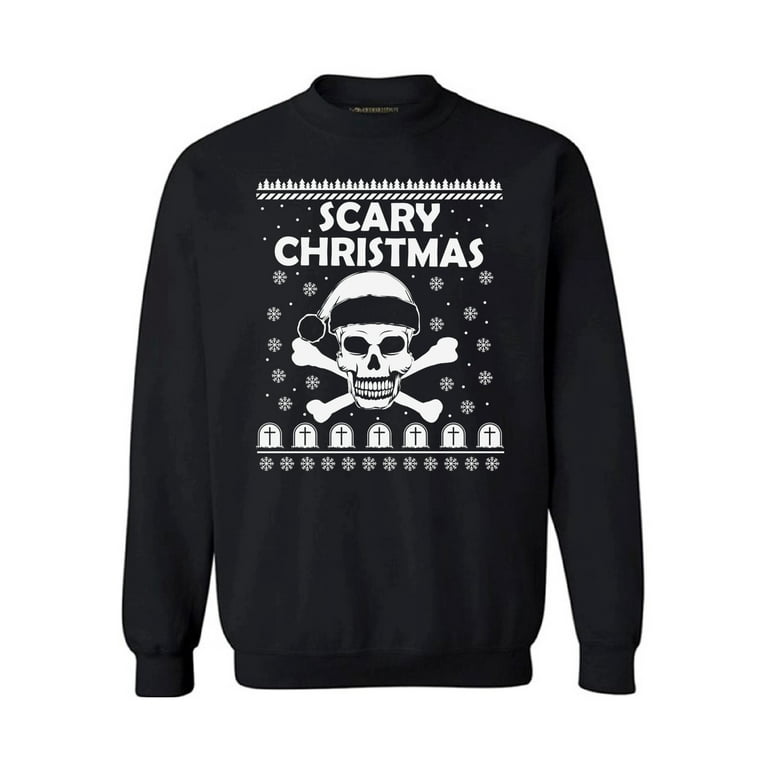 Skull deals sweater walmart