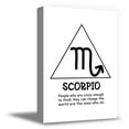 thumbnail image 1 of Awkward Styles Scorpio Zodiac Sign Scorpio Canvas Astrology Zodiac Sign Decor Original Wall Gifts Inspiration Scorpio Wall Art, 1 of 7