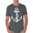 thumbnail image 1 of Awkward Styles Sea Anchor Shirt for Men Sea Tshirt for Him Sea Lovers Gifts Sea Themed Party Cute Gifts for Sailor Anchor Clothes for Father Marine Clothing Collection Mister Captain T Shirt, 1 of 4