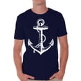 thumbnail image 1 of Awkward Styles Sea Anchor Shirt for Men Sea Tshirt for Him Sea Lovers Gifts Sea Themed Party Cute Gifts for Sailor Anchor Clothes for Father Marine Clothing Collection Mister Captain T Shirt, 1 of 4
