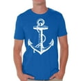 thumbnail image 1 of Awkward Styles Sea Anchor Shirt for Men Sea Tshirt for Him Sea Lovers Gifts Sea Themed Party Cute Gifts for Sailor Anchor Clothes for Father Marine Clothing Collection Mister Captain T Shirt, 1 of 4