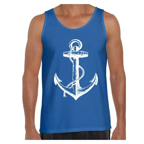 Awkward Styles Sea Tank Top for Boys Marine Clothing Collection Anchor Tank Top for Men Mister Captain Tank Top Sea Lovers Gifts Sea Themed Party Clothes Gifts for Husband Sailor Tanks Anchor Shirts