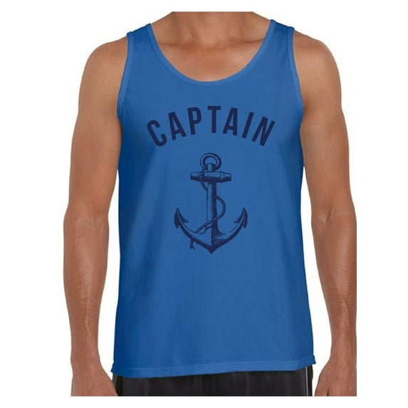 Awkward Styles Sea Tank Top for Boys Marine Clothing Collection Captain Tank Top for Men Mister Captain Tank Top Sea Lovers Gifts Sea Themed Party Clothes Gifts for Husband Sailor Tanks Captain Shirts