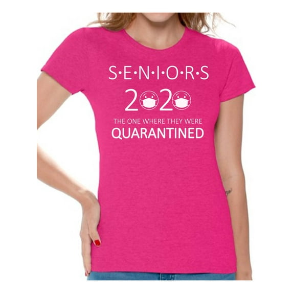 Awkward Styles Seniors 2020 T-Shirt for Women Funny Seniors Shirt Graduation T Shirt Women's Short Sleeve Tee