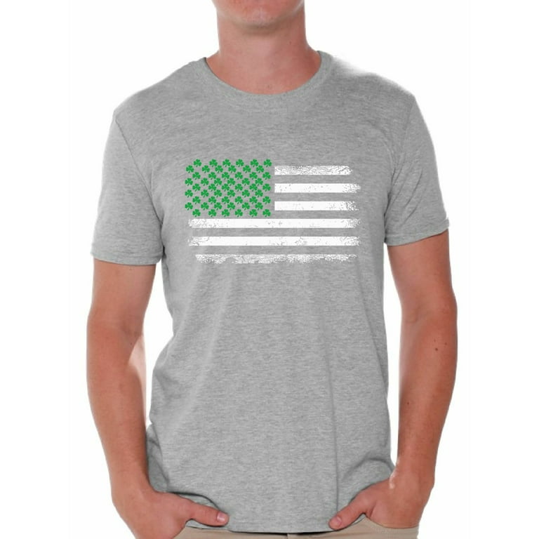 St. Patrick's Day Irish American Flag Shirt Shamrock Gift T-Shirt St. Patrick's Day Irish American Flag Shirt Shamrock Gift T-Shirt