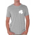 thumbnail image 1 of Awkward Styles Shamrock Pocket Size Shirt Shamrock Green T-Shirt for Men Men's St. Patrick's Day Shirts Lucky Charm Gifts Proud Irish American Men Green Outfits for St. Paddy's Day Irish Clover Gifts, 1 of 4