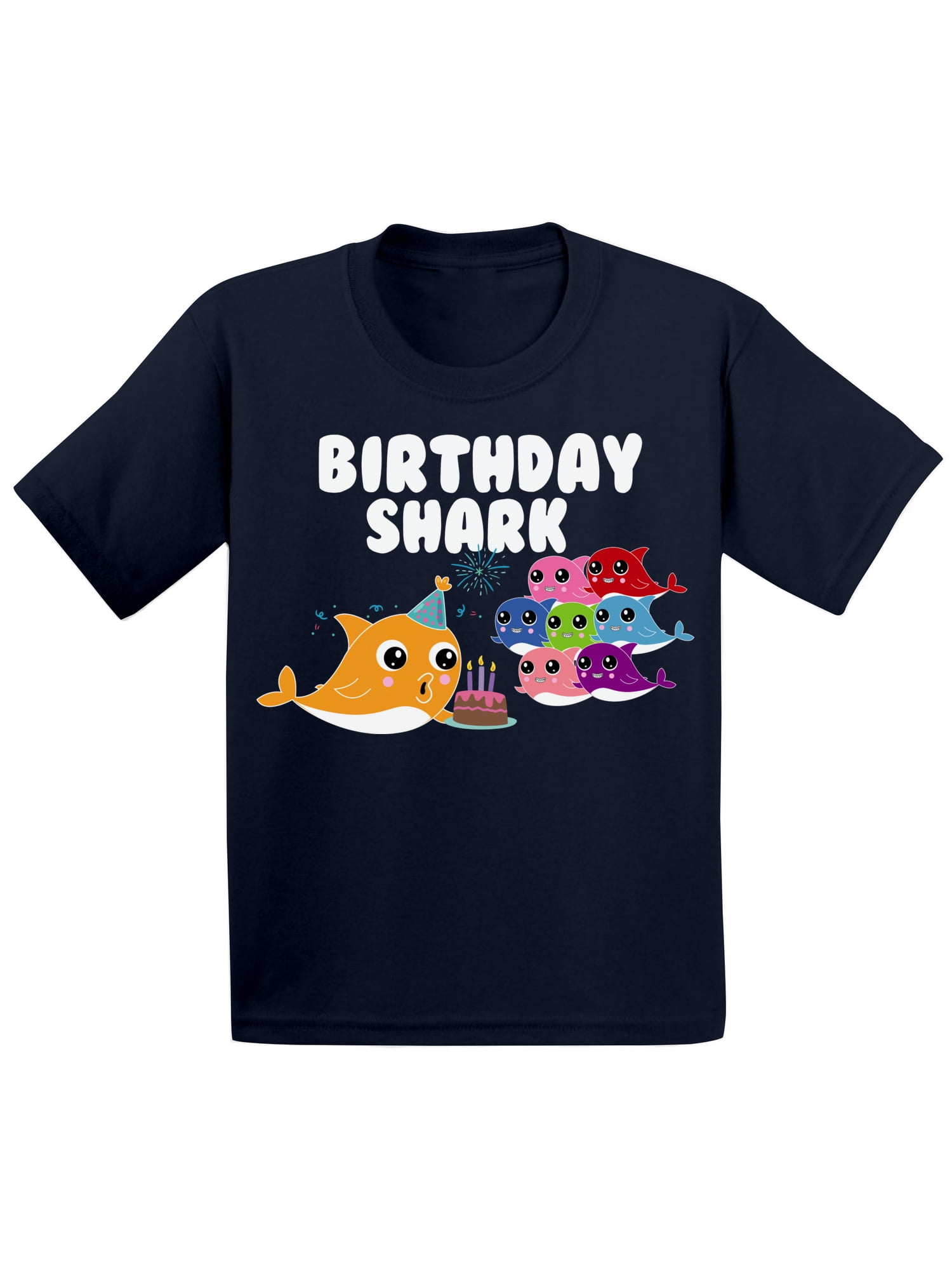 Awkward Styles Shark Birthday Party Shark Infant T-Shirt Shark Outfit for  Boys Shark Lovers Gifts Shark Themed Party Cute Shark T Shirts for Girls  Gifts for Children B Day T-Shirt Presents for