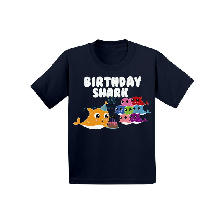 2nd Birthday Boy Shark Matching Party Gifts For Kids Shirt 2nd Birthday Boy Shark Matching Party Gifts For Kids Shirt