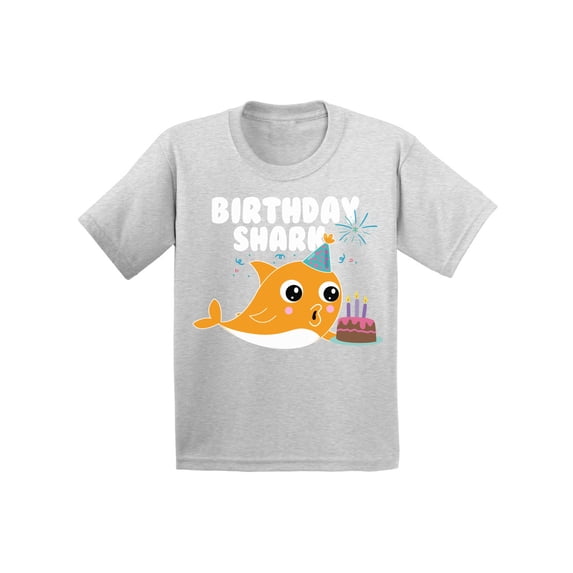 Awkward Styles Shark Birthday Party Shark Toddler Shirt Shark Shirts for Boys Shark Outfit Shark Themed Party Cute Shark T Shirts for Girls Gifts for Children B Day T-Shirt Presents for Kids