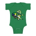 thumbnail image 1 of Awkward Styles Short Sleeve Dinosaur Football Baby Bodysuit Brazil Baby Bodysuit, 1 of 4
