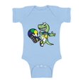 thumbnail image 1 of Awkward Styles Short Sleeve Dinosaur Football Baby Bodysuit Brazil Baby Bodysuit, 1 of 4