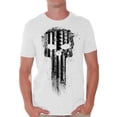 thumbnail image 1 of Awkward Styles Three Sugar Skulls and Rosess T-shirt Top mens skull shirts day of the dead costume t shirt dia de Los Muertos costume t shirt candy skull sugar skull costume t shirt skull for men, 1 of 4