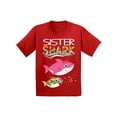 thumbnail image 1 of Awkward Styles Sister Shark Youth T-Shirt Best Sis Shark Tee Family Matching Outfit Autism Awareness Gifts Kids Shirts Autism Shirts for Girls, 1 of 4