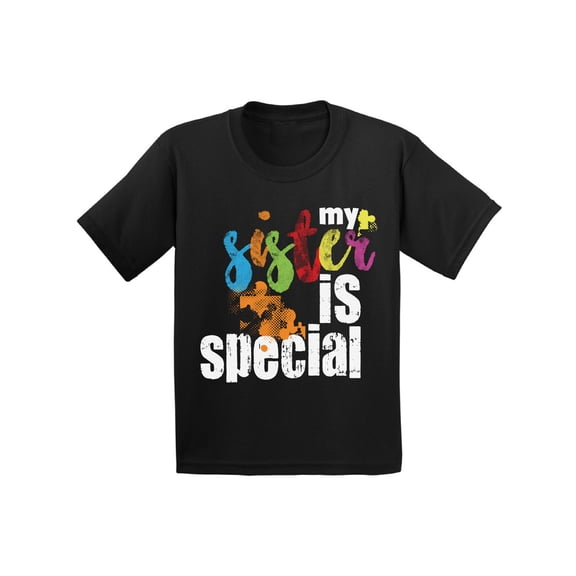 Awkward Styles My Sister Is Special Youth Tshirt Autism Awareness Shirts Autism Puzzle T Shirt Kids Autism Tshirt Family Autism Awareness Autistic Pride Gifts Autism Shirts for Kids Autism Support