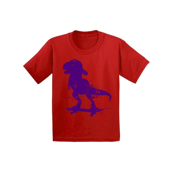 Awkward Styles Skateboarding Dinosaur Toddler Shirt Dinosaur Shirt for Toddler Boy Skateboarding Fans Skateboarding Outfit for Toddler Girl Skateboard Shirt for Kids Dinosaur Gifts for Toddler