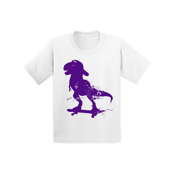 Awkward Styles Skateboarding Dinosaur Toddler Shirt Dinosaur Shirt for Toddler Boy Skateboarding Fans Skateboarding Outfit for Toddler Girl Skateboard Shirt for Kids Dinosaur Gifts for Toddler