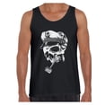 thumbnail image 1 of Awkward Styles Skull with Captain Hat and Pipe Tank Top Captain Skull Tank for Men Sugar Skull Muscle Tank for Men Day of the Dead Gifts for Him Dia de los Muertos Tank Top Skull Muscle Shirt, 1 of 4