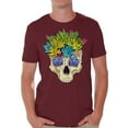 thumbnail image 1 of Awkward Styles Skull T-Shirt Cactus Shirts for Men, 1 of 4