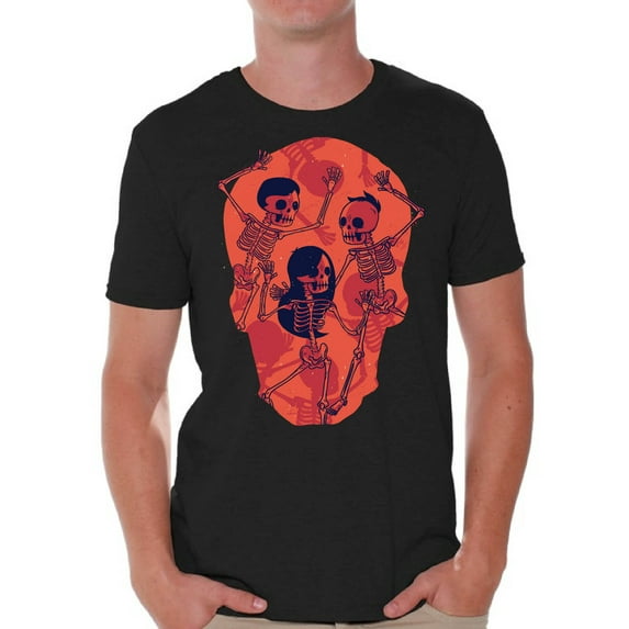 Awkward Styles Skull T-Shirt Dancing Skeletons Shirts for Men