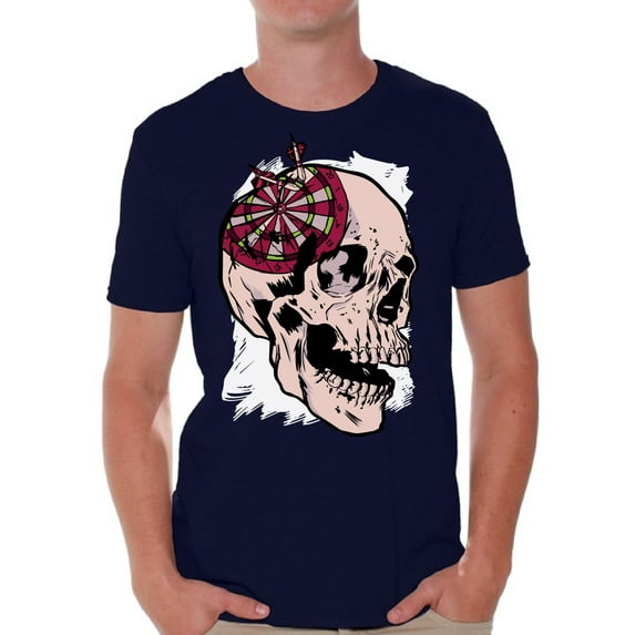 Awkward Styles Skull T-Shirt Darts Shirts for Men